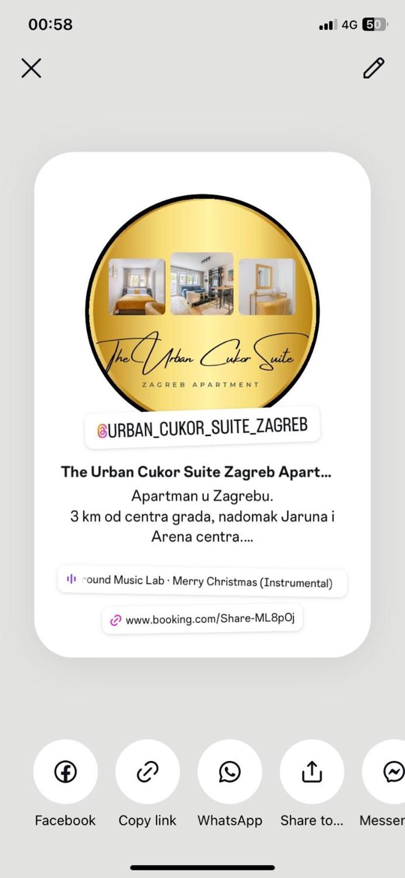 Apartman The Urban Cukor Suite Загреб Екстериор снимка